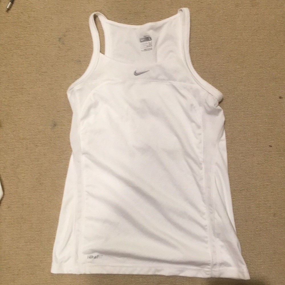 nike tennis whites tank